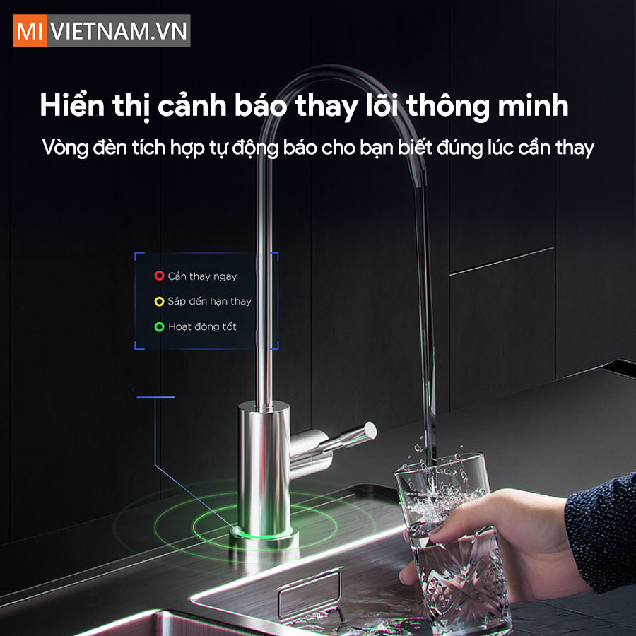 Máy lọc nước âm tủ bếp uống và rửa Anjier A7 SE - Bản Quốc Tế 12 mivietnam may loc nuoc RO Anjier A7 SE 06