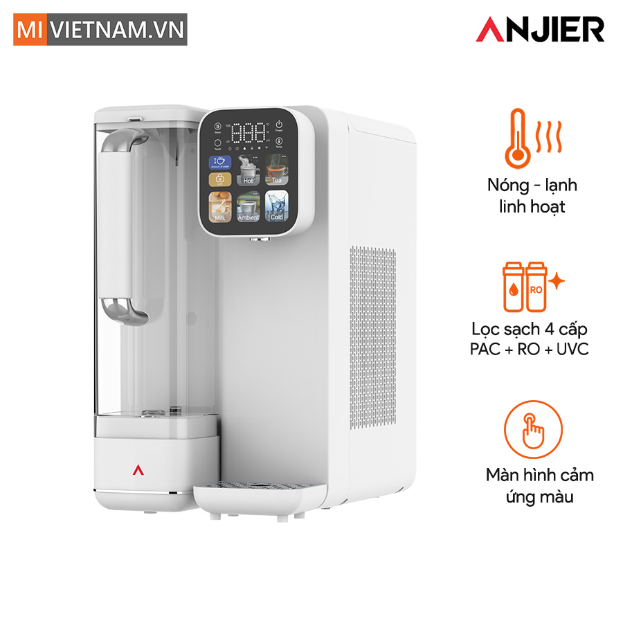 Máy lọc nước bù khoáng nóng lạnh để bàn Anjier T4 - Bản Quốc Tế 1 Anjier T4