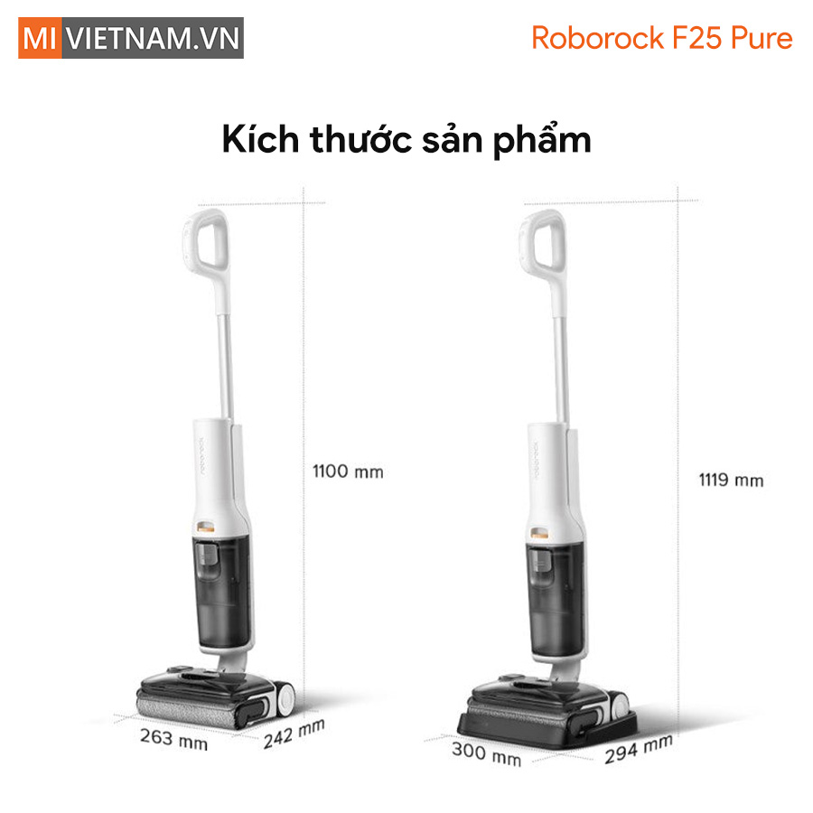 Máy hút bụi lau sàn Roborock F25 Pure - Bản Quốc Tế 17 Roborock F25 Pure