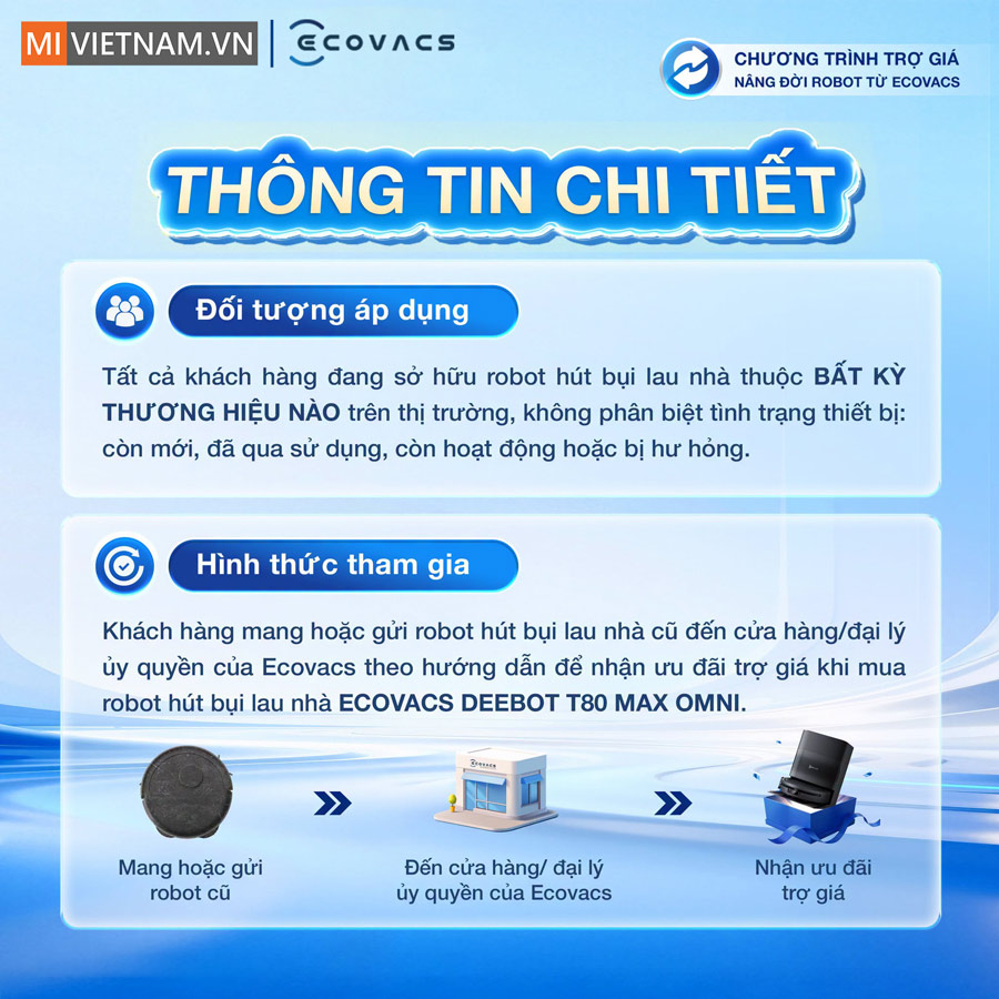Chương trình thu cũ đổi mới từ Ecovacs