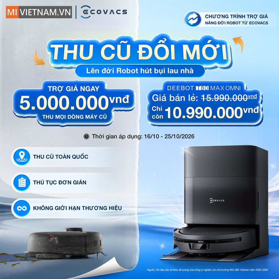 Chương trình thu cũ đổi mới từ Ecovacs