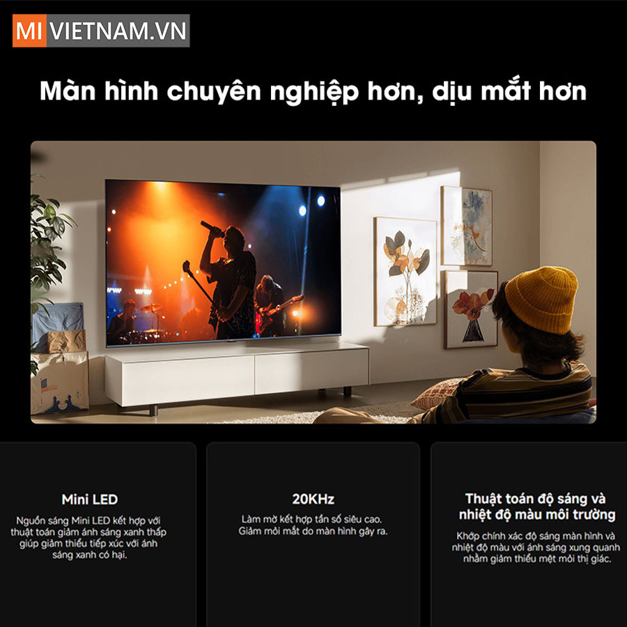 Tivi Xiaomi 55 inch S Mini LED 2026 - Bản Quốc Tế 6 Tivi Xiaomi 55 inch S Mini LED 2026